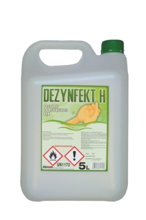 Dezynfekt H płyn do dezynfekcji rąk wirusobójczy na alkoholu 70% o zapachu cytrusów 5l. Michor BHF