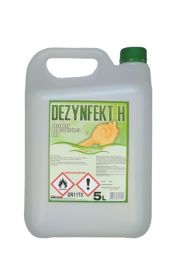 Dezynfekt H płyn do dezynfekcji rąk wirusobójczy na alkoholu 70% o zapachu cytrusów 5l. Michor