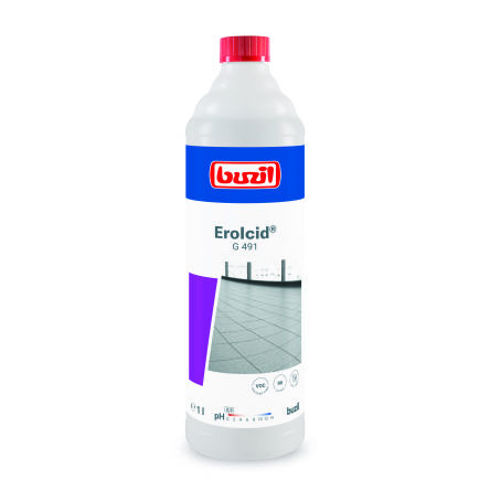 Buzil Erolcid G 491 butelka 1l. czyszczenie gresu BHF